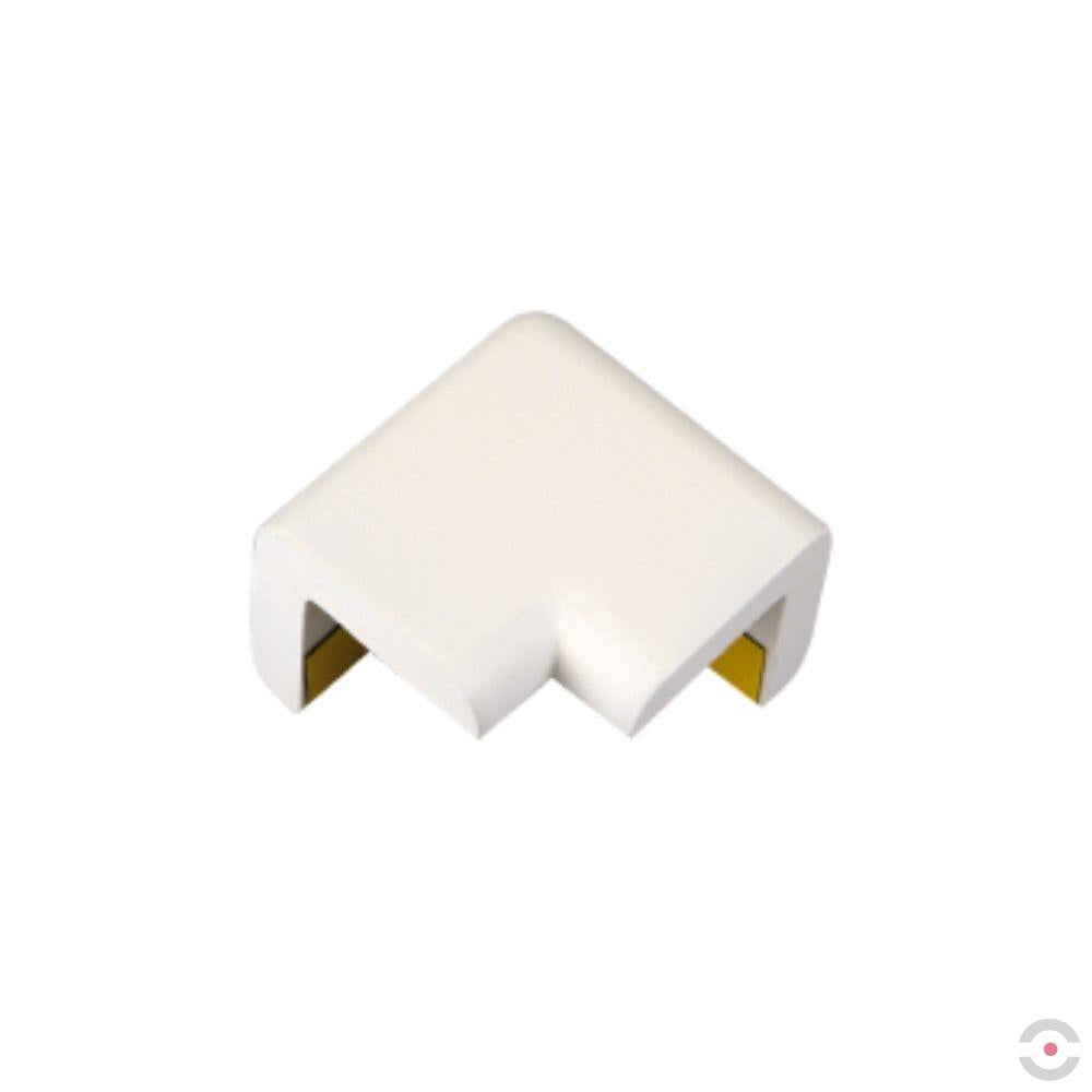 Profil ochronny narożnika blatu Knuffi, typ H2D, 2 wymiarowy, biały