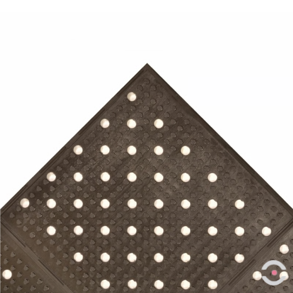 Mata antypoślizgowa Notrax, T23 Multi Mat II, gumowa, 91 cm x 122 cm, dwustronna, obszar mokry/zaolejony, czarny