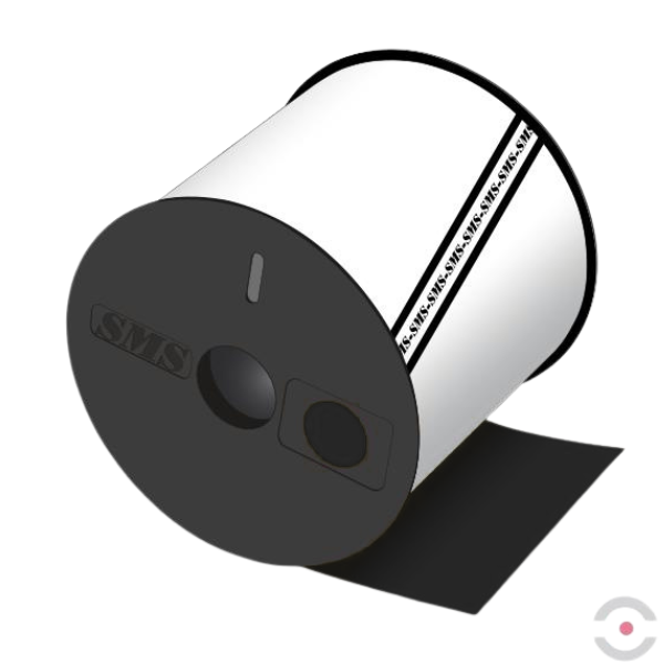 Taśma/rolka winylowa Premium do etykiet, oznaczeń, S*D 110 mm*30 m, czarna