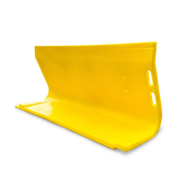 Zbiornik przeciwrozlewowy, modułowy Topserw, ściana, żółty, WALL