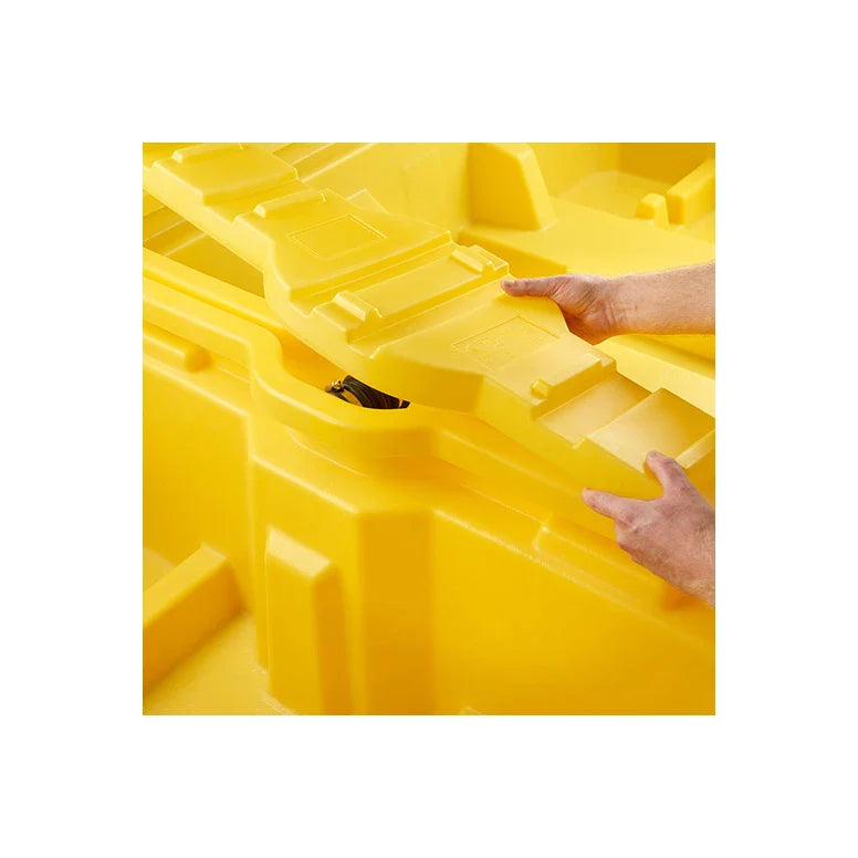 Wanna wychwytowa polietylenowa Topserw 3,3 m, 1100 l, regałowa, bez kratownicy, żółty, MEGA