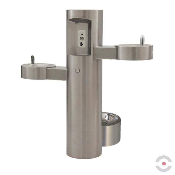 Stacja wody pitnej Zdrojownia GYQ-PF-MO, 2*źródełko, nalewak do butelek, poidełko