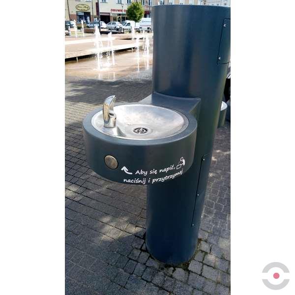 Stacja wody pitnej Zdrojownia GYQ-PF-MO, 2*źródełko, nalewak do butelek, poidełko