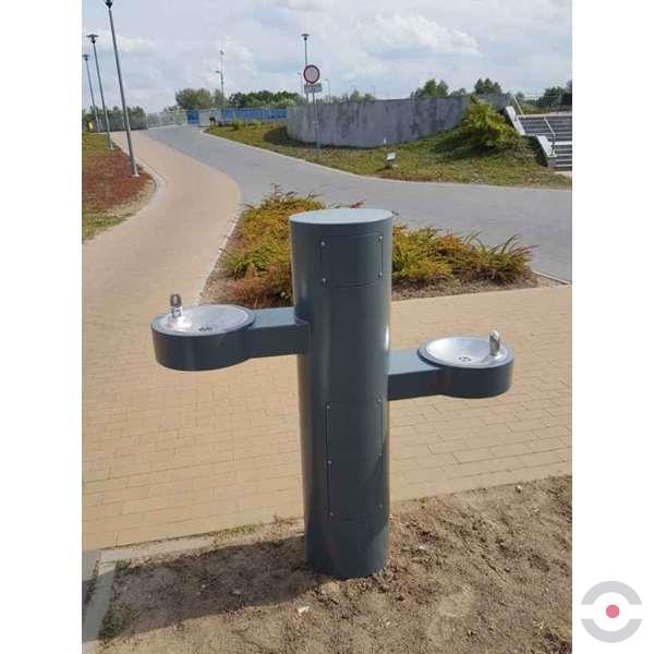 Stacja wody pitnej Zdrojownia GYQ-PF-MO, 2*źródełko, nalewak do butelek, poidełko