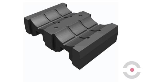 Moduł podwyższający polietylenowy Topserw, beczka 2*200 l, czarny, DRUM RACK