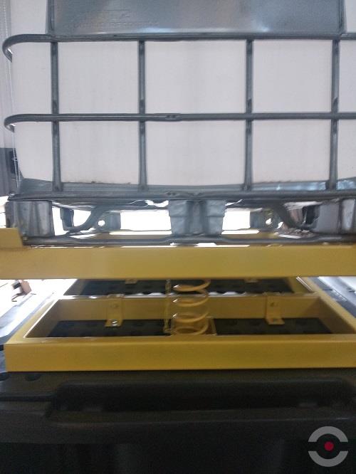 Pochylnia stalowa Topserw do opróżniania IBC 1*1000 l, czarny, EASY