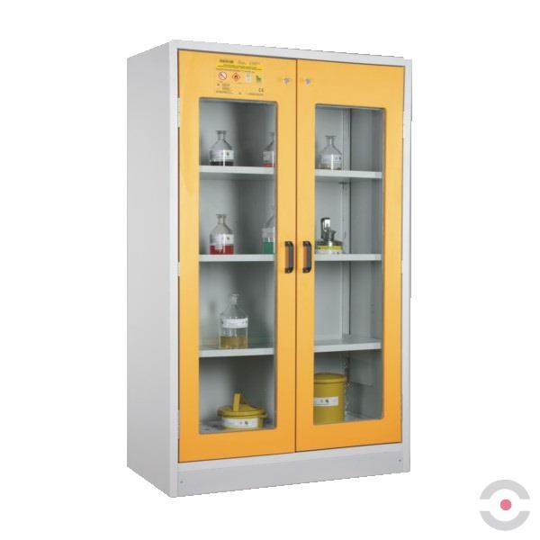 Szafa ognioodporna Topserw SAFE-30 XL, 3 półki, blacha stalowa, drzwi GL żółte, SiS, 30 min