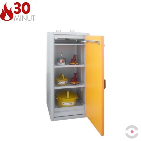 Szafa ognioodporna Topserw SAFE-30 S, 2 półki, blacha stalowa, drzwi żółte, SiS, 30 min