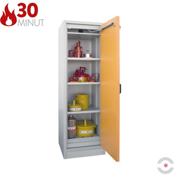 Szafa ognioodporna Topserw SAFE-30 M, 3 półki, blacha stalowa, drzwi żółte, SiS, 30 min