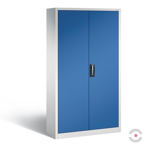 Szafa warsztatowa, 72 pojemniki, szer. 1000 mm, gł. 420 mm, szaro-niebieska