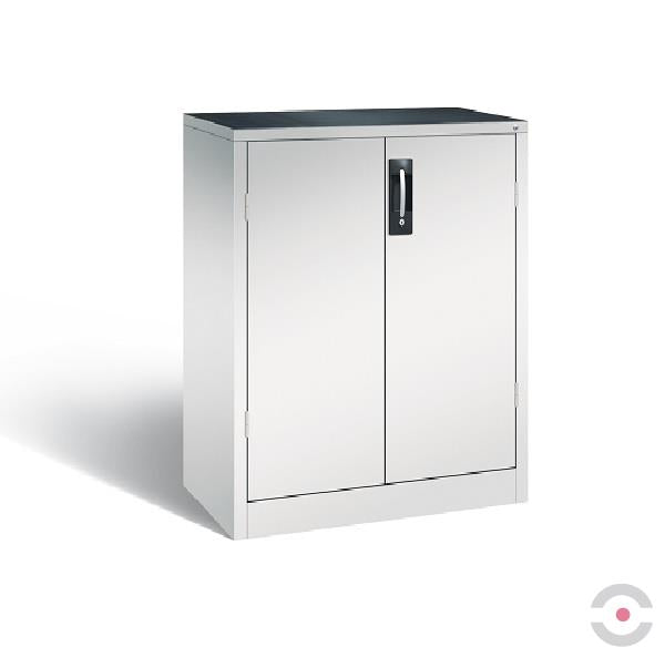 Szafa warsztatowa o zwiększonej nośności (700 kg), 1 półka, mata, szer. 930 mm, gł. 500 mm, szara