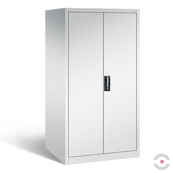 Szafa warsztatowa XXL, zwiększona głębokość, 4 półki, drzwi dwuskrzydłowe,W*S*G 1950*930*800 mm, szary