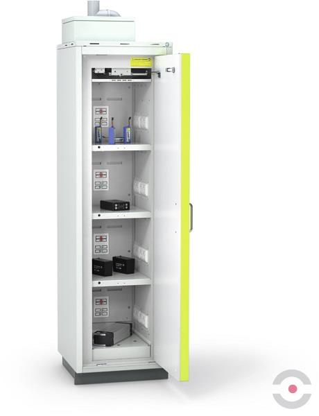 Szafa ognioodporna Topserw BATT-90 M, ładowanie baterii, 230V, 3 półki, BATTERY, 90 min