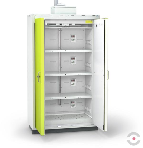 Szafa ognioodporna Topserw BATT-90 XL, ładowanie baterii, 230V, 3 półki, BATTERY, 90 min