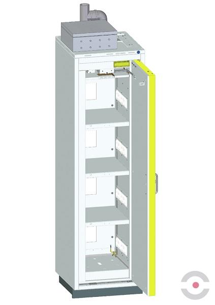Szafa ognioodporna Topserw BATT-90 M, ładowanie baterii, 230V, 3 półki, BATTERY, 90 min