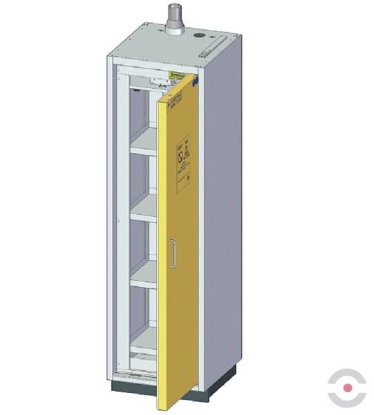 Szafa ognioodporna Topserw SAFE-90 M, 4 półki, drzwi CLA żółte, CLASSIC, 90 min