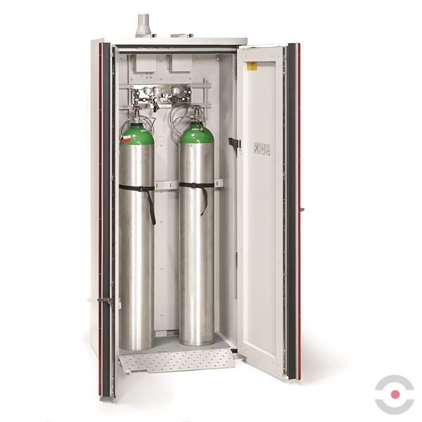 Szafa ognioodporna Topserw GAS-30 L, 2 butle, drzwi CLA czerwone, ECO, 30 min