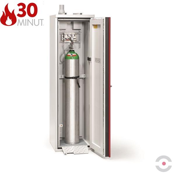 Szafa ognioodporna Topserw GAS-30 M, 1 butla, drzwi CLA czerwone, ECO, 30 min