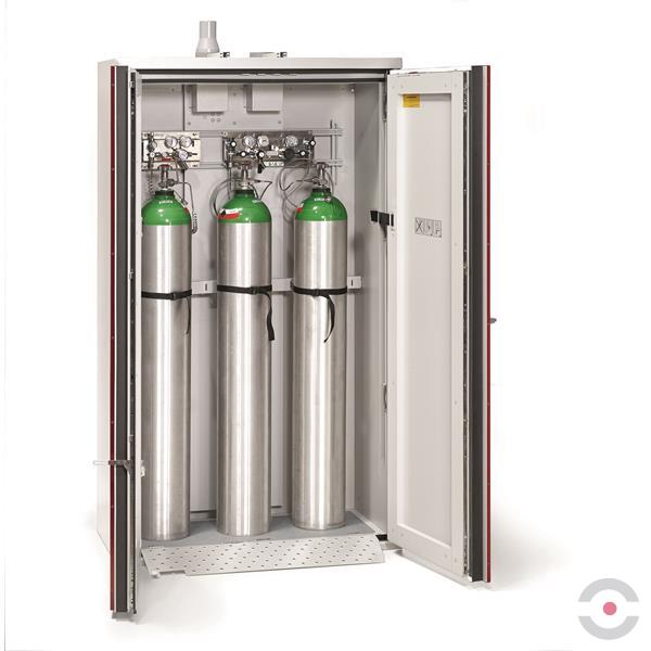 Szafa ognioodporna Topserw GAS-30 XL, 3 butle, drzwi CLA czerwone, ECO, 30 min