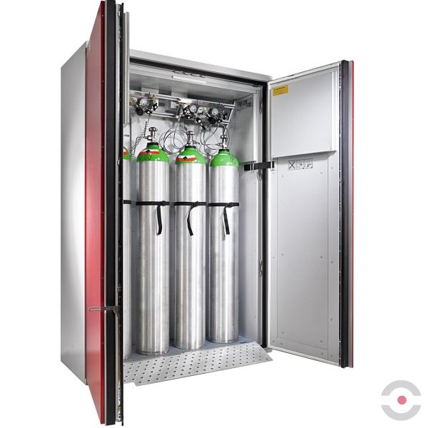 Szafa ognioodporna Topserw GAS-90 XXL, 4 butle, drzwi CLA czerwone, SUPREME, 90 min