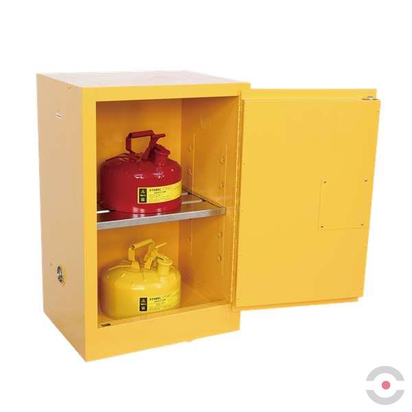 Szafa zabezpieczająca (palne) Topserw TABLE S, 45 l, 1-drzwiowa ZR, 1 półka, żółty