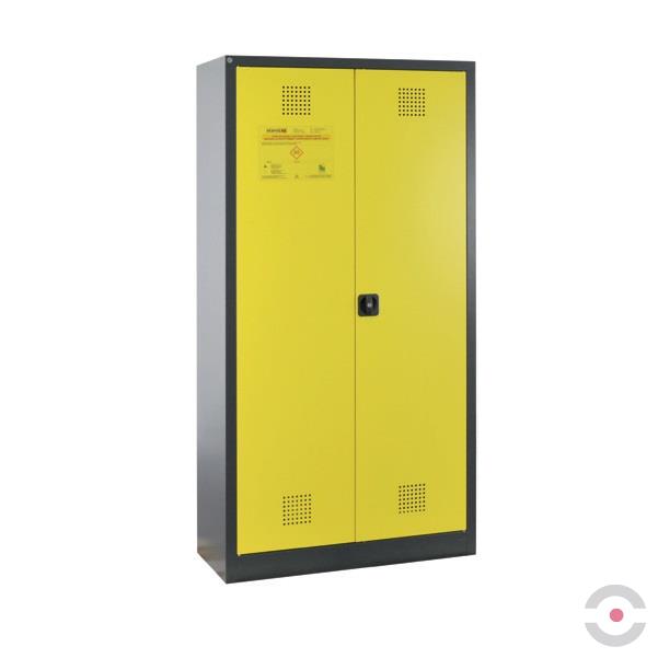 Szafa zabezpieczająca (trujące) Topserw MODUS L Eco 1000, 2-drzwiowa, CLA żółte, 3 półki, CHS Eco