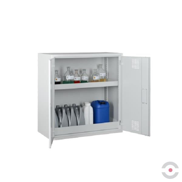 Szafa zabezpieczająca (trujące) Topserw BENCH L, 2-drzwiowa CLA, 1 półka, szare, CHS-AUS