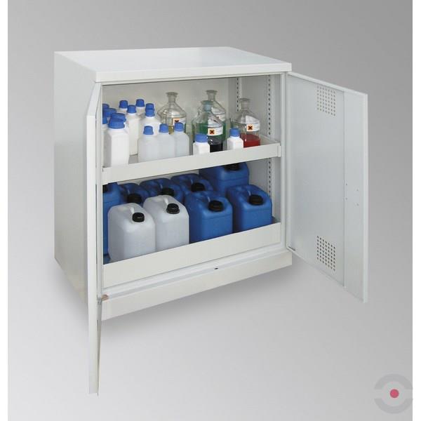 Szafa zabezpieczająca (trujące) Topserw BENCH L, 2-drzwiowa, CLA szare, CHS-AUS