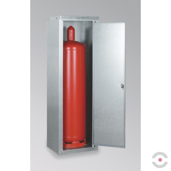 Szafka na małe butle gazowe K-GFS-B, 1*butla 33 kg, S*G*W 460*400*1435 mm, drzwi 1-skrzydłowe