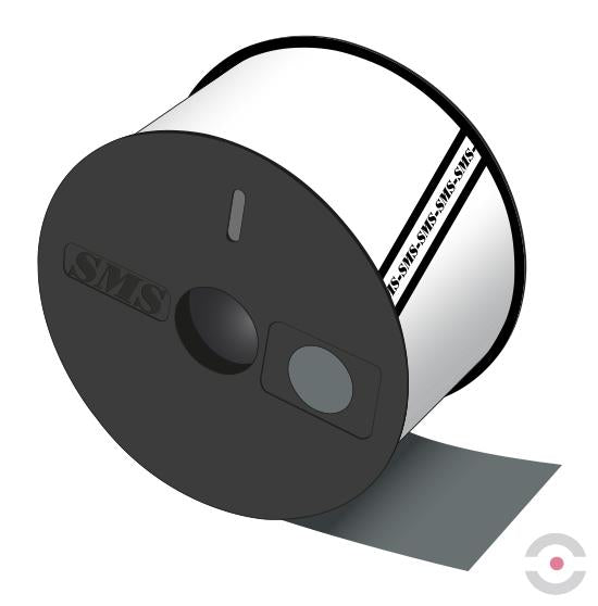 Taśma/rolka poliestrowa Industrial do etykiet, oznaczeń, S*D 60 mm*20 m, błyszczące aluminium