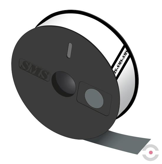 Taśma/rolka poliestrowa Industrial do etykiet, oznaczeń, S*D 30 mm*30 m, matowe aluminium