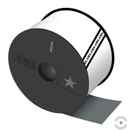 Taśma/rolka winylowa High-tack do etykiet, oznaczeń, S*D 60 mm*20 m, szary