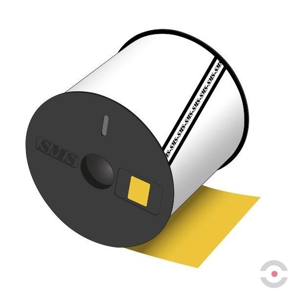 Taśma/rolka winylowa Industrial do etykiet, oznaczeń, S*D 100 mm*30 m, żółty