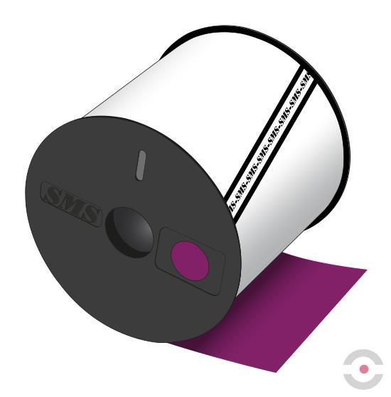 Taśma/rolka winylowa Premium do etykiet, oznaczeń, S*D 100 mm*30 m, fioletowy