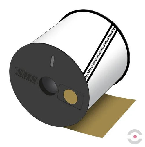 Taśma/rolka winylowa Industrial do etykiet, oznaczeń, S*D 110 mm*30 m, jasnobrązowa