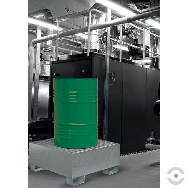 Wanna wychwytowa Topserw 225 l, beczka 1*200 l, stal 3 mm, ocynkowana, MEDIUM