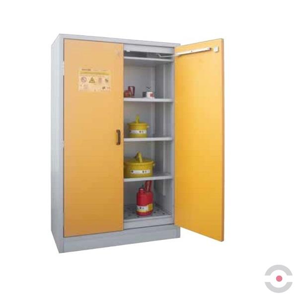 Szafa ognioodporna Topserw SAFE-30 XL, 3 półki, blacha stalowa, drzwi żółte, SiS, 30 min