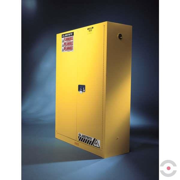 Szafa zabezpieczająca (palne) Justrite MODUS L, 170 l, 2-drzwiowa ZR, 2 półki, żółty
