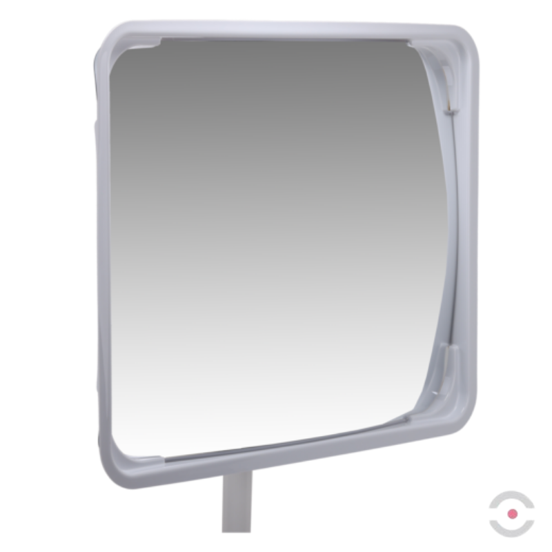 Lustro przemysłowe Dancop, Mont Blanc, 60*80 cm, akryl, białe