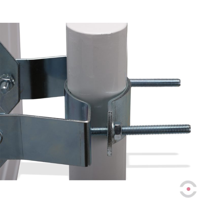 Lustro przemysłowe Dancop, Mont Blanc, 60 cm, akryl, białe