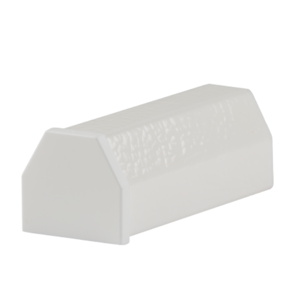 Zaślepka do profilu elastycznego Knuffi, typ CC, biała, 2 szt.