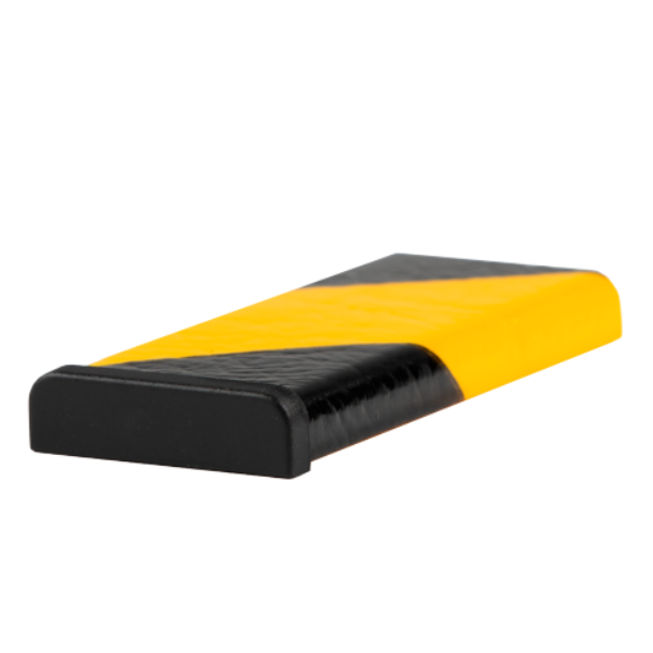 Zaślepka do profilu elastycznego Knuffi, typ F, czarna, 2 szt.