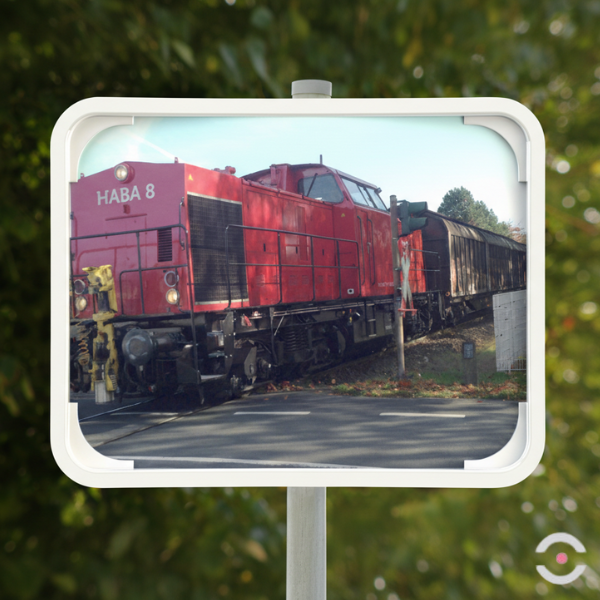 Lustro przemysłowe Dancop, Mont Blanc, 40*60 cm, akryl, białe