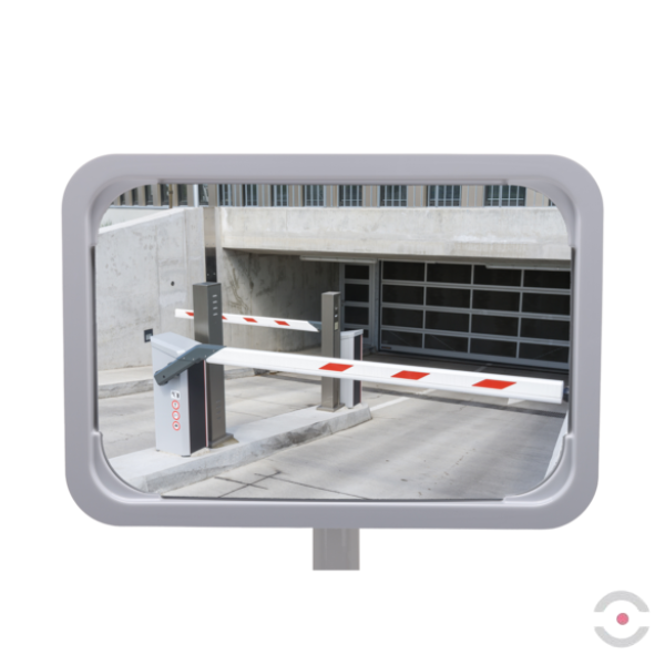 Lustro przemysłowe Dancop, Mont Blanc, 40*60 cm, akryl, białe