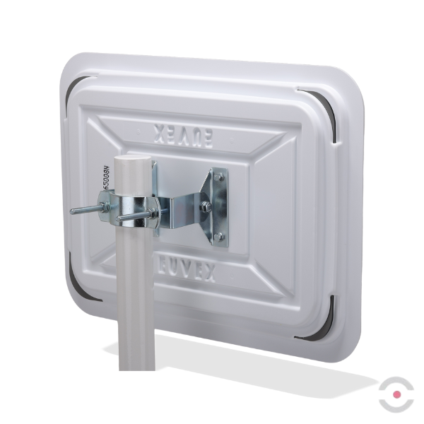 Lustro przemysłowe Dancop, Mont Blanc, 40*60 cm, akryl, białe