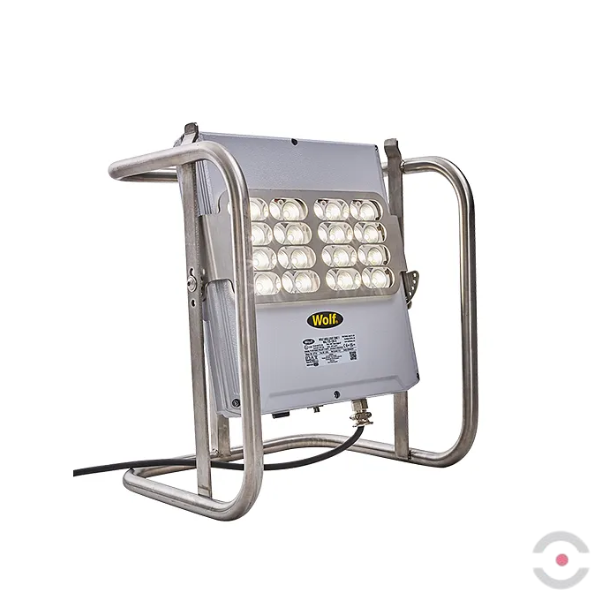 Oprawa oświetleniowa Ex ATEX Topserw WOLF WAL-725, zasilanie 230 V, przenośna, 32*LED, Zone ‘1’, ‘21’