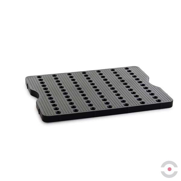 Wanienka wychwytowa polietylenowa Topserw 40 l, kratownica, czarny/czarny, MINI