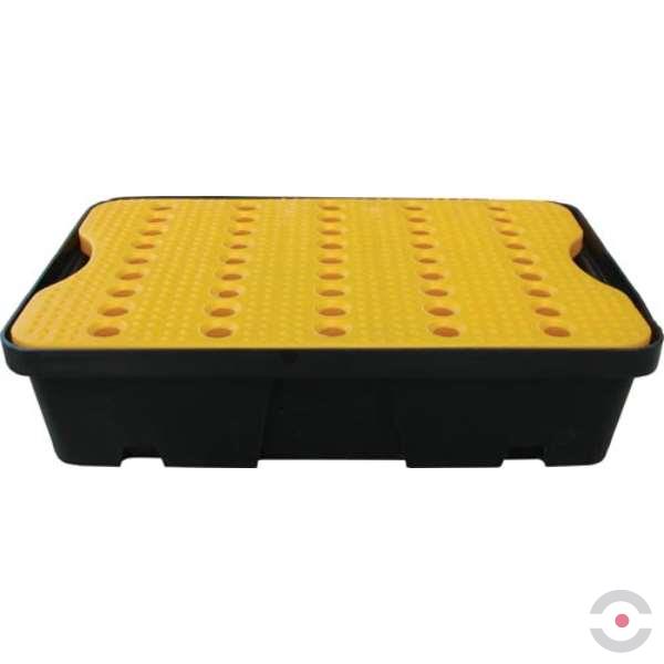 Wanienka wychwytowa polietylenowa Topserw 20 l, kratownica, czarny/żółty, MINI