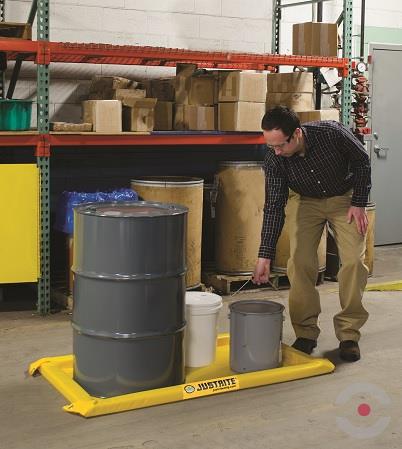 Wanna wychwytowa elastyczna Justrite 38 l, małe pojemniki, Maintenance Spill Berms, EU