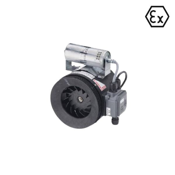 Wentylacja mechaniczna - wentylator kołowy ERM18, Ex ATEX, wewnętrzny, WSC EI90- IIbiegowy